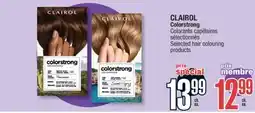 Jean Coutu CLAIROL Colorstrong Selected hair colouring products offer