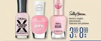 Jean Coutu Sally Hansen Selected nail polishes offer