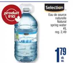 Jean Coutu Selection Natural spring water offer