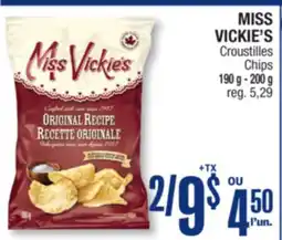 Jean Coutu MISS VICKIE'S Chips offer