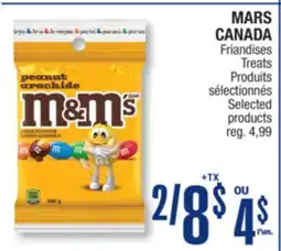 Jean Coutu MARS CANADA Treats Selected products offer