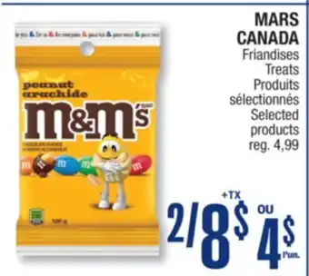 Jean Coutu MARS CANADA Treats Selected products offer
