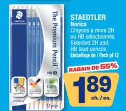 Jean Coutu STAEDTLER Norica Selected 2H and HB lead pencils offer