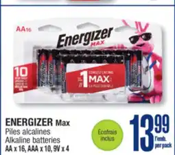 Jean Coutu ENERGIZER Alkaline batteries offer