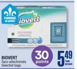 Jean Coutu BIOVERT Selected bags offer