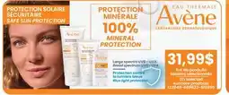 Jean Coutu AVÈNE selected suncare products offer