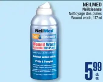 Jean Coutu NEILMED Neilcleanse Wound wash offer