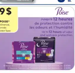 Jean Coutu POISE Incentinence products offer