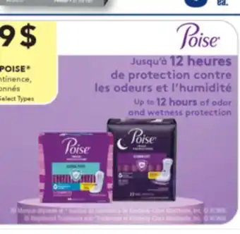 Jean Coutu POISE Incentinence products offer