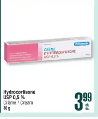 Jean Coutu PERSONNELLE Hydrocortisone USP 0,5% Cream offer