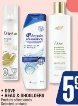 Jean Coutu DOVE, HEAD & SHOULDERS Selected products offer