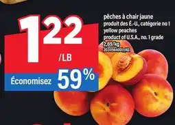 Maxi PÊCHES À CHAIR JAUNE | YELLOW PEACHES offer