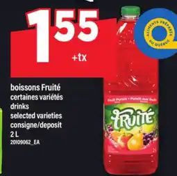 Maxi BOISSONS FRUITÉ | DRINKS, 2 L offer
