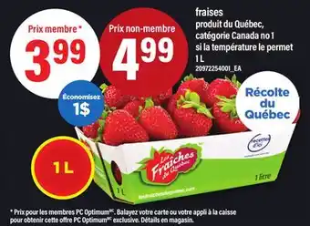 Maxi FRAISES, 1 L offer