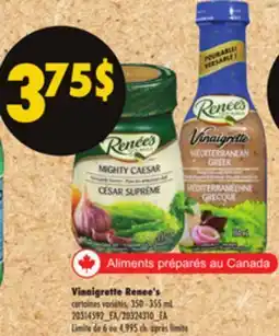 Maxi VINAIGRETTE RENEE'S, 350 - 355 mL offer