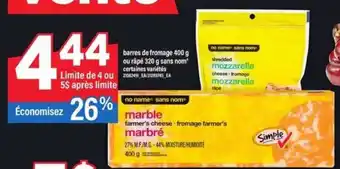Maxi no name fromage offer