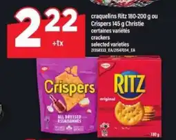 Maxi Ritz or Crispers offer