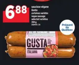 Maxi Gusta saucisse végane offer