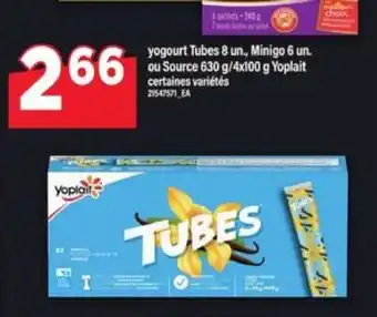 Maxi Yoplait Tubes offer