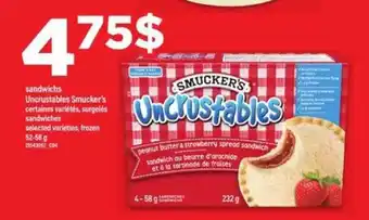Maxi Smucker's Uncrustables offer