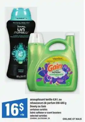 Maxi Downy ou Gain offer