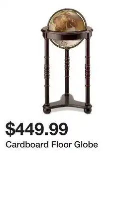 Wayfair Cardboard Floor Globe offer
