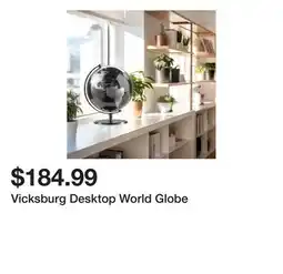Wayfair Vicksburg Desktop World Globe offer
