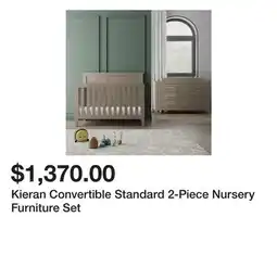 Wayfair Kieran Convertible Standard 2-Piece Nursery Furniture Set offer
