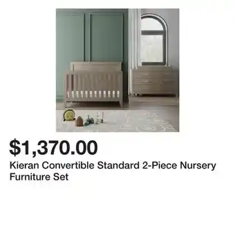 Wayfair Kieran Convertible Standard 2-Piece Nursery Furniture Set offer