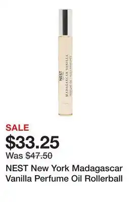 Sephora NEST New York Madagascar Vanilla Perfume Oil Rollerball offer