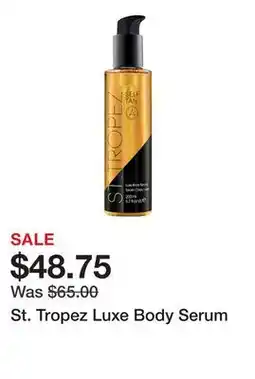 Sephora St. Tropez Luxe Body Serum offer