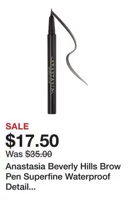 Sephora Anastasia Beverly Hills Brow Pen Superfine Waterproof Detail Eyebrow Pen offer