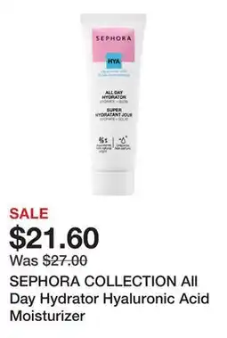 Sephora SEPHORA COLLECTION All Day Hydrator Hyaluronic Acid Moisturizer offer