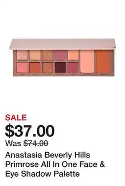 Sephora Anastasia Beverly Hills Primrose All In One Face & Eye Shadow Palette offer