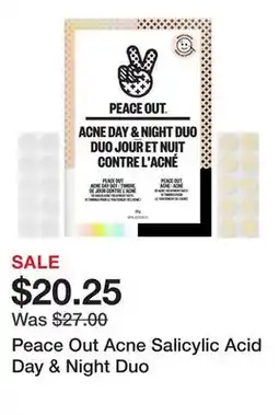Sephora Peace Out Acne Salicylic Acid Day & Night Duo offer