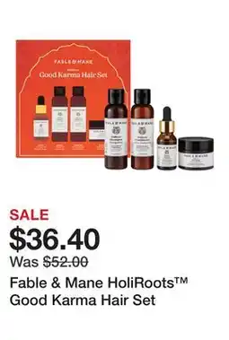 Sephora Fable & Mane HoliRoots Good Karma Hair Set offer