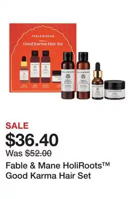 Sephora Fable & Mane HoliRoots Good Karma Hair Set offer