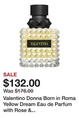 Sephora Valentino Donna Born in Roma Yellow Dream Eau de Parfum with Rose & Italian Lemon offer
