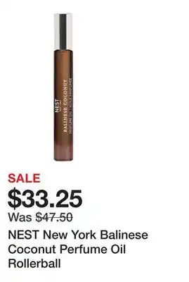 Sephora NEST New York Balinese Coconut Perfume Oil Rollerball offer