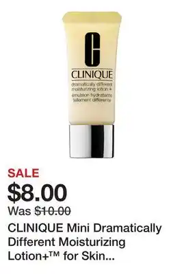 Sephora CLINIQUE Mini Dramatically Different Moisturizing Lotion+ for Skin Barrier Repair offer