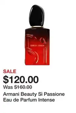 Sephora Armani Beauty Sì Passione Eau de Parfum Intense offer