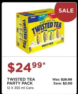 The Beer Store TWISTED TEA PARTY PACK offer