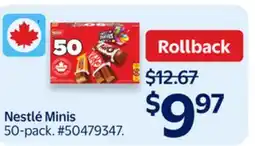 Walmart Nestlé Minis offer