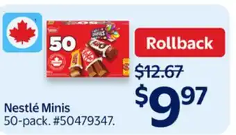 Walmart Nestlé Minis offer