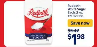 Walmart Redpath White Sugar offer