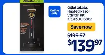 Walmart GilletteLabs Heated Razor Starter Kit offer