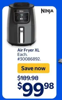 Walmart Air Fryer XL offer