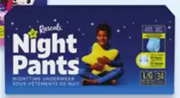 Walmart Boys' Rascals Night Pants Nighttime Underwear offer