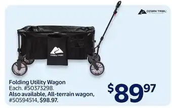 Walmart Folding Utility Wagon offer