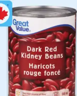 Walmart Great Value Canned Beans offer